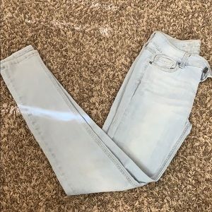 Wax jean skinny jeans